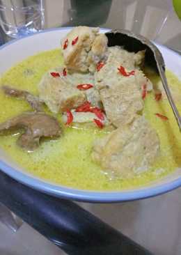 Opor ayam porsi kecil