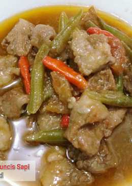 Asem Asem Buncis Daging