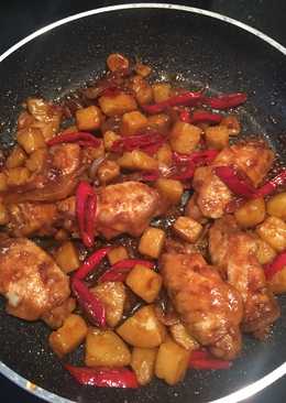 Ayam teriyaki pedas manis