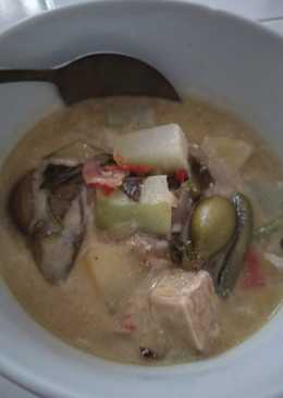 Sayur lodeh terong tempe