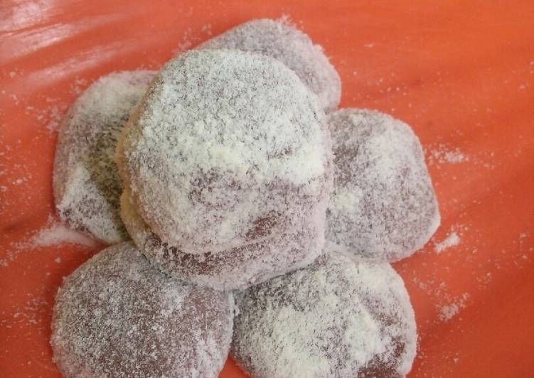 resep masakan Mochi simple coklat strawberry