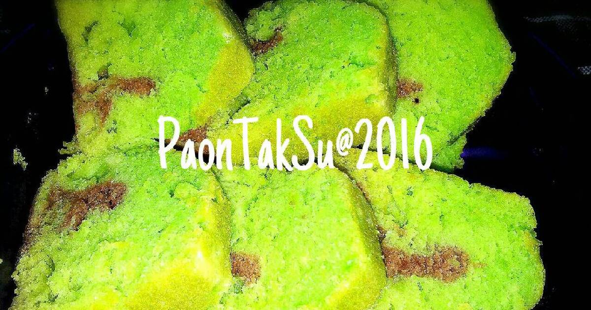 Resep Cake Tape Pandan Kukus simpel&lumer
