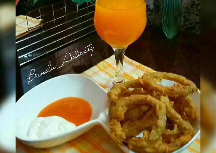 Resep Onion Ring Kriuk-kriuk?? Kiriman dari Bunda Adiezty