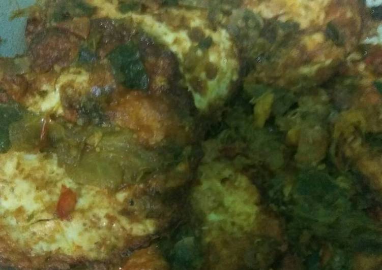 gambar untuk cara membuat Telur ceplok lado mudo/sambal ijo padang