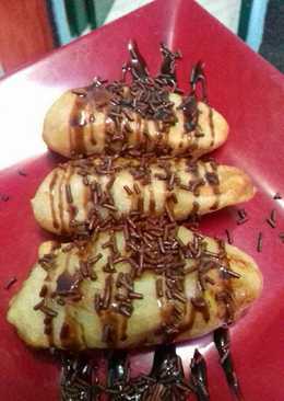 Pisang goreng coklat meses