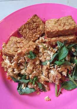 Sambal Tempe / Tempe Penyet Kemangi