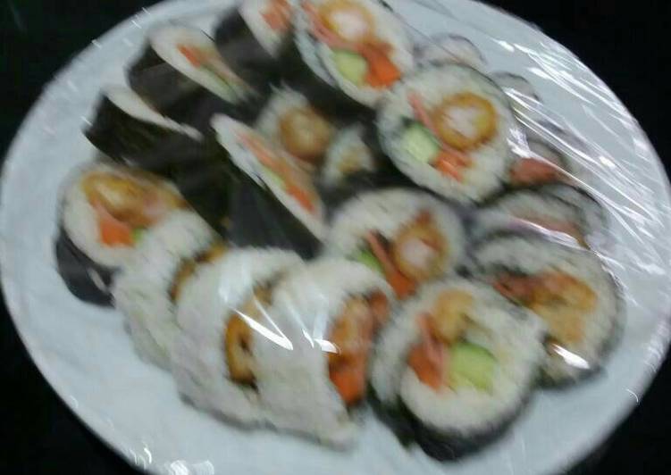 resep makanan Sushi ala korea