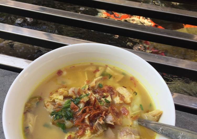 resep Bubur ayam kuah kuning