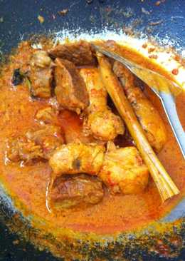 Rendang daging dan ayam