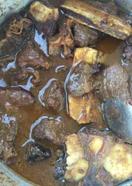 Semur daging campur iga