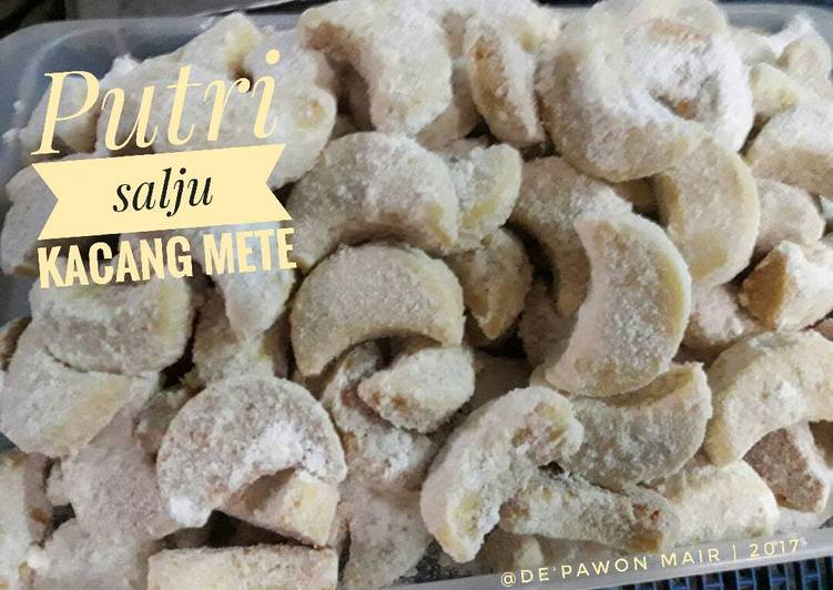 resep masakan Putri Salju Kacang Mete