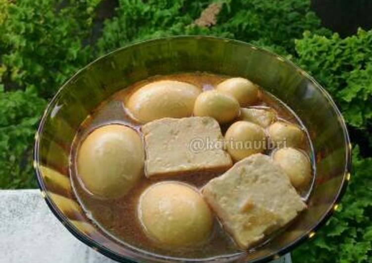 cara membuat Semur Telur Tahu Simple ala ala