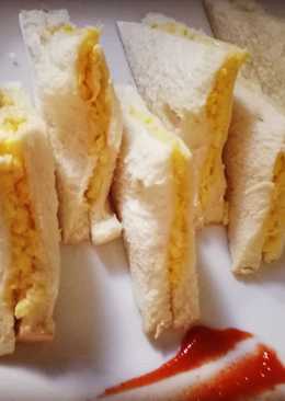 Sandwich telur keju mayo