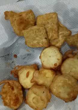 Tahu / tempe goreng tepung