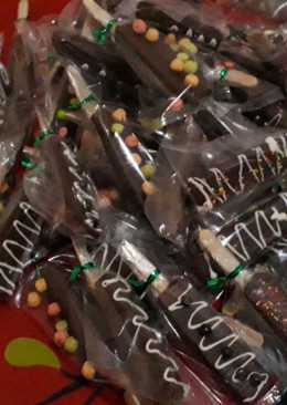 Wafer lapis cokelat