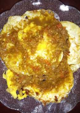 Telor ceplok sambel setan