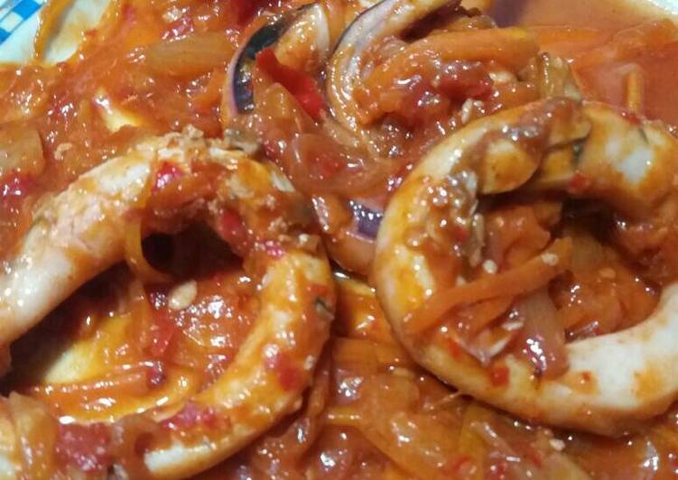 Resep Cumi asam manis Oleh vina nababan