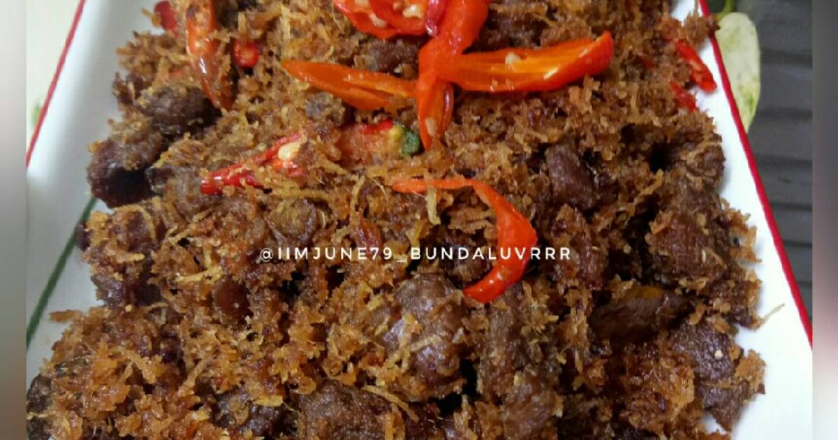 174 resep serundeng daging enak dan sederhana Cookpad