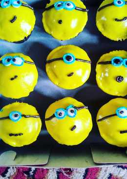 Minion brownies cupcake ðŸ˜Š