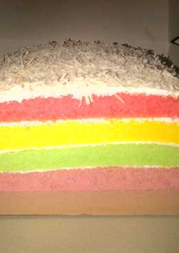 Rainbow Cake murah meriah