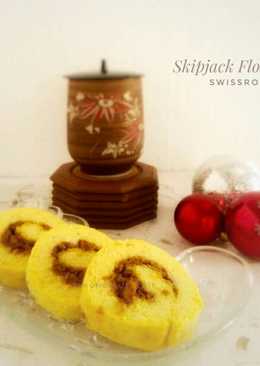 Skipjack Floss Swissroll #ketobeticcake #ketopad