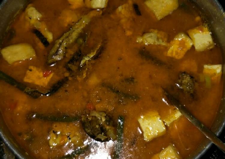 Sayur tahu tempe pindang pedas#BikinRamadanBerkesan