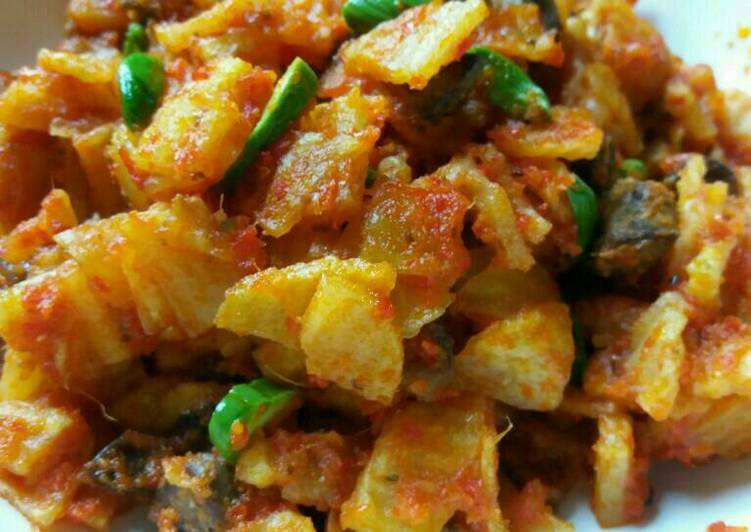 resep lengkap untuk Sambal Goreng Ati Ampela Petai