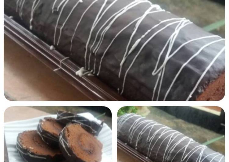 gambar untuk resep Chocolate swiss roll