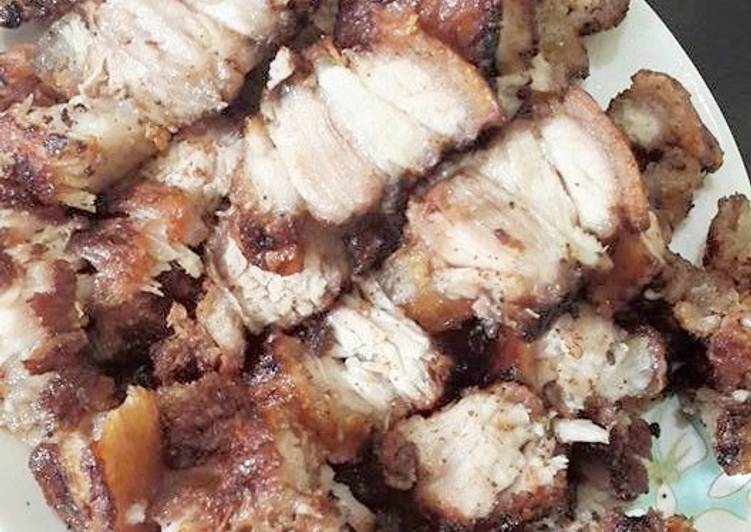 resep Siobak/ crispy pork belly