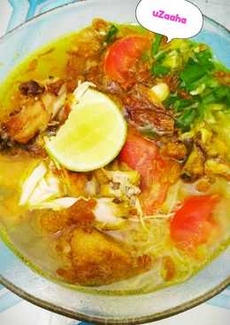 Soto ayam kuah kuning