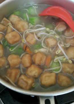 Sup Oyong Tahu simple