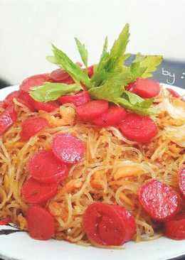 Bihun goreng sosis