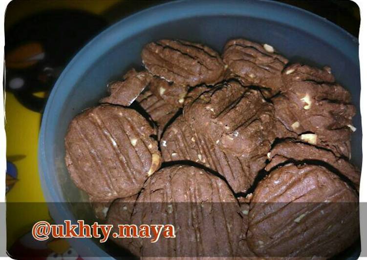 gambar untuk resep ?? Cookies Coklat Kacang ??