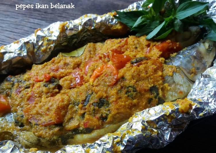 bahan dan cara membuat Pepes Ikan Belanak