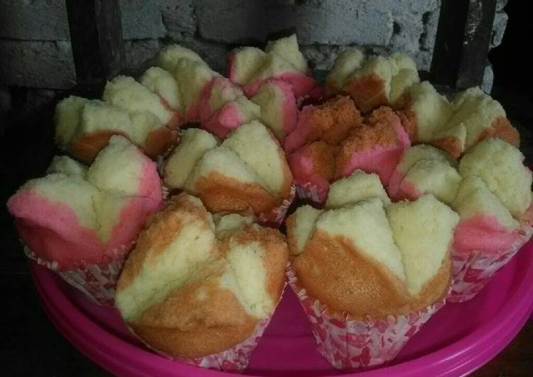 Resep Bolu kukus santan mekar Oleh Patonah