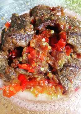 Dendeng sapi balado