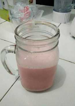 Banana smoothie mudah