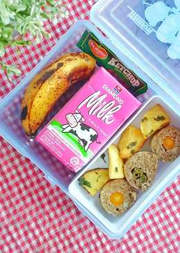 ROLADE DAGING SAYURAN dan KENTANG MENTEGA SELEDRI (bekal anak)