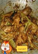 Ceker ayam kecap lunak super pedas