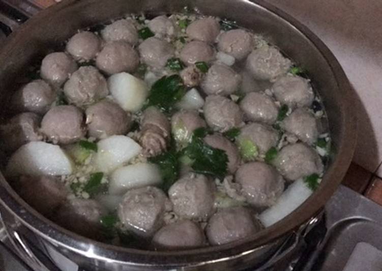 resep masakan Baso sapi lobak putih