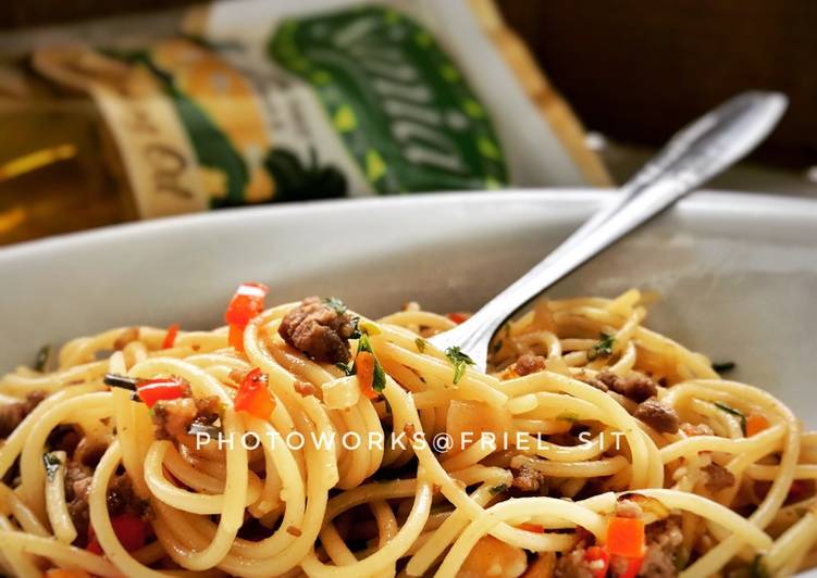 resep lengkap untuk Spaghetti Chinese Style