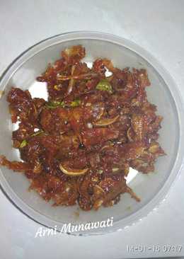 Ikan asin kriuk sambal manis