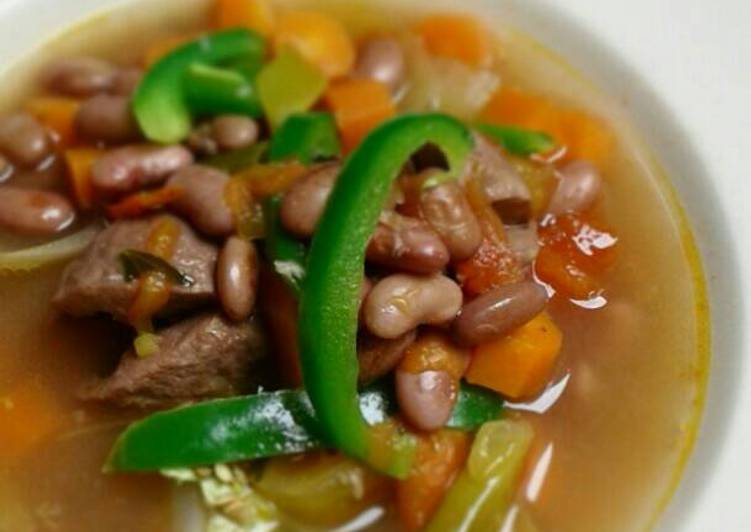 resep masakan Sop Kacang Merah Segeerr Pedas