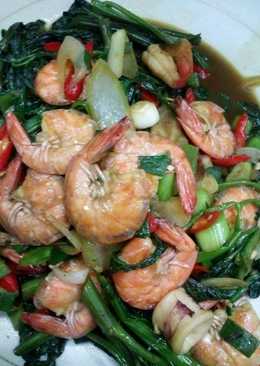 Kangkung cah udang terasi