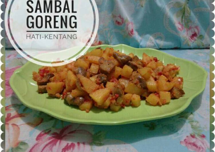 bahan dan cara membuat Sambal Goreng Hati Kentang