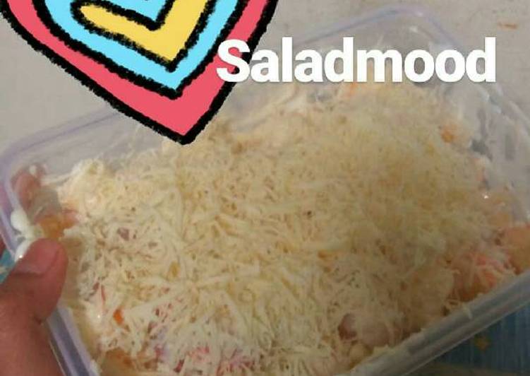 cara membuat Salad Buah Simpel