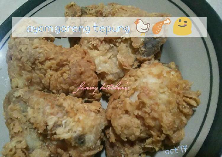 resep masakan Ayam goreng tepung ??