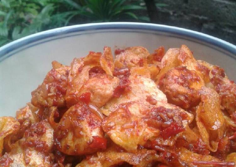 gambar untuk cara membuat Ayam Dadu Balado Kentang