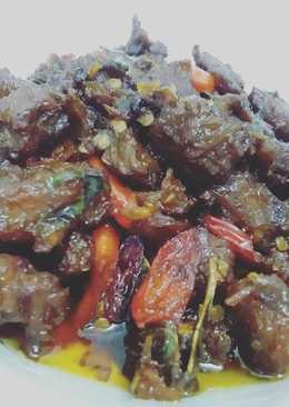 Sate kambing goreng pasti enak