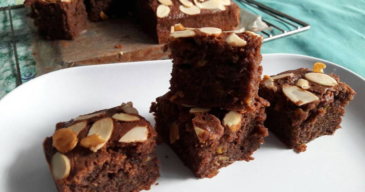 Resep Brownies pisang almondku Resep Brownies pisang almondku